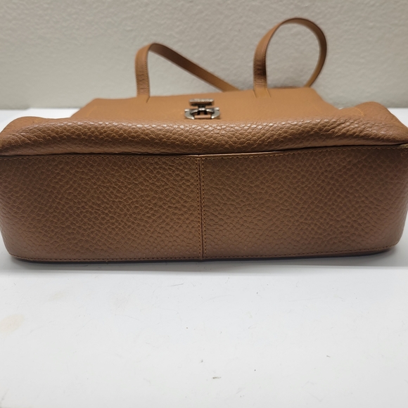 Salvatore Ferragamo Tan Leather Tote - Picture 15 of 15
